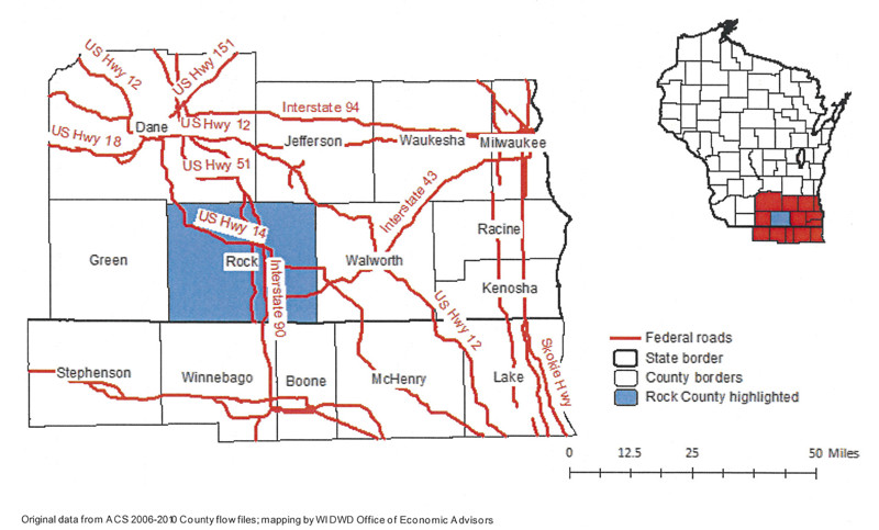 Rock County Commuting Patterns